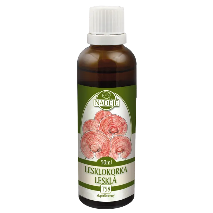 Naděje Tinktura z byliny Lesklokorka lesklá (reishi) 50ml